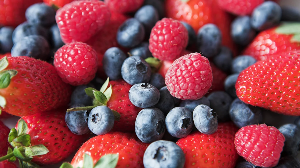 If the temperature starts to rise in your country, try to eat berries, including strawberries, blueberries, and raspberries.